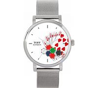 Toff London Ladies Royal Flush Cards and Chips Poker Watch