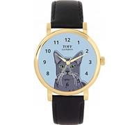 Toff London Ladies Russian Blue Cat Head Watch