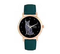 Toff London Ladies Russian Blue Cat Watch