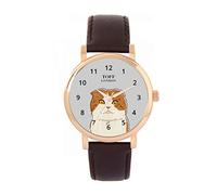 Toff London Ladies Scottish Fold Cat Head Watch
