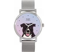 Toff London Ladies Staffordshire Terrier Dog Head Watch