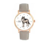 Toff London Ladies Standing Wolf Watch
