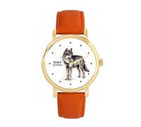 Toff London Ladies Standing Wolf Watch