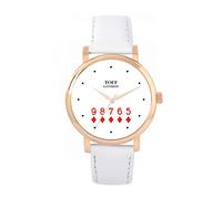 Toff London Ladies Straight Flush Poker Watch