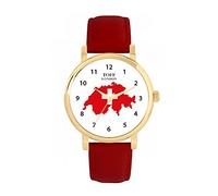 Toff London Ladies Switzerland Flag Watch