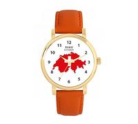 Toff London Ladies Switzerland Flag Watch