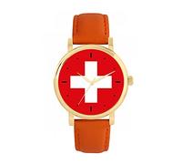 Toff London Ladies Switzerland Flag Watch