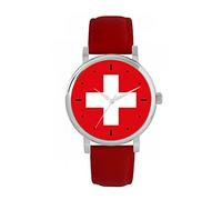 Toff London Ladies Switzerland Flag Watch
