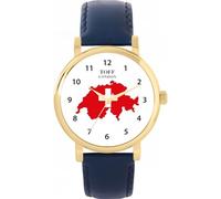 Toff London Ladies Switzerland Flag Watch