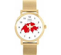 Toff London Ladies Switzerland Flag Watch