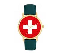 Toff London Ladies Switzerland Flag Watch