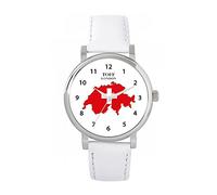 Toff London Ladies Switzerland Flag Watch