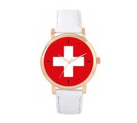 Toff London Ladies Switzerland Flag Watch