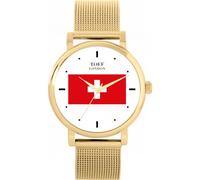 Toff London Ladies Switzerland Flag Watch