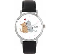 Toff London Ladies Valentine Love Cats Watch