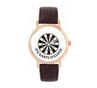 Toff London Ladies White Its Darts Oclock Watch