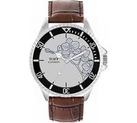Toff London Mens Blue Orchid Flower Watch