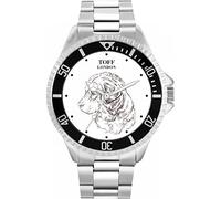 Toff London Mens Caucasian Shepherd Dog Sketch Watch