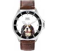 Toff London Mens Cavalier King Charles Spaniel Dog Head Watch