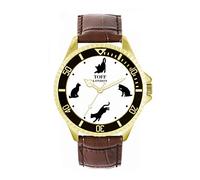 Toff London Mens Curious Cats Watch