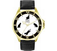 Toff London Mens Curious Cats Watch