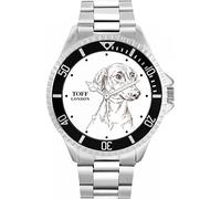 Toff London Mens German Pinscher Dog Sketch Watch