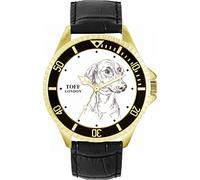 Toff London Mens German Pinscher Dog Sketch Watch