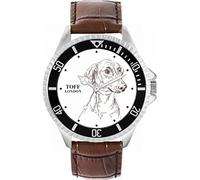 Toff London Mens German Pinscher Dog Sketch Watch