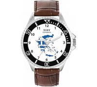 Toff London Mens Greece Flag Watch