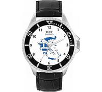 Toff London Mens Greece Flag Watch