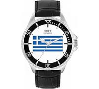 Toff London Mens Greece Flag Watch