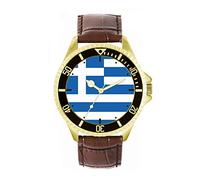 Toff London Mens Greece Flag Watch