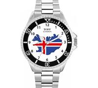 Toff London Mens Iceland Flag Watch