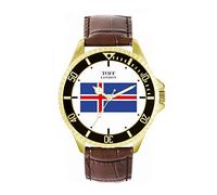 Toff London Mens Iceland Flag Watch
