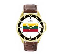 Toff London Mens Lithuania Flag Watch