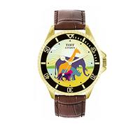Toff London Mens Multicolour Safari Animal Watch
