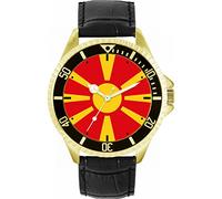 Toff London Mens North Macedonia Flag Watch