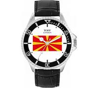Toff London Mens North Macedonia Flag Watch