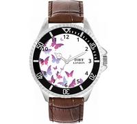 Toff London Mens Purple Butterfly Watch