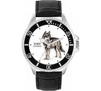 Toff London Mens Standing Wolf Watch