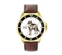 Toff London Mens Standing Wolf Watch