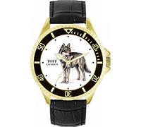 Toff London Mens Standing Wolf Watch