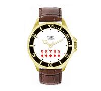 Toff London Mens Straight Flush Poker Watch