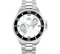 Toff London Mens Unicorn Meadow Flowers Roman Numeral Watch
