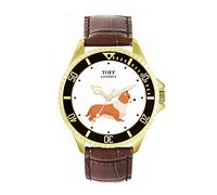 Toff London Mens Welsh Corgi Dog Watch
