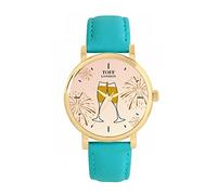 Toff London New Year Champagne Watch Ladies 38mm Case 3atm Water Resistant Custom Designed Quartz Movement Luxury Fashionable