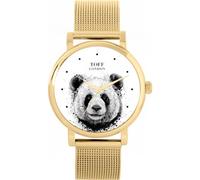 Toff London Panda Watch Ladies 38mm Case 3atm Water Resistant Custom Designed Quartz Movement Luxury Fashionable