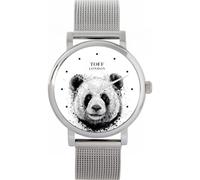 Toff London Panda Watch Ladies 38mm Case 3atm Water Resistant Custom Designed Quartz Movement Luxury Fashionable