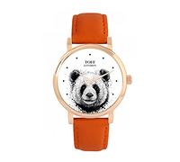 Toff London Panda Watch Ladies 38mm Case 3atm Water Resistant Custom Designed Quartz Movement Luxury Fashionable