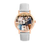 Toff London Personalised Photo Gifts for Women, Analogue Display, Japanese Quartz Movement, Custom Made Watch